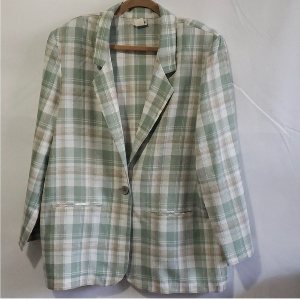 Green Plaid Jacket